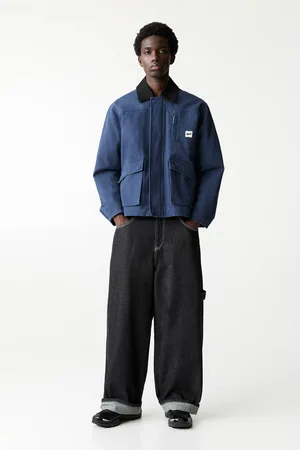 Pull&Bear Workwear-Jeans Im Super-Baggy-Fit Mit Umgeschlagenem Saum