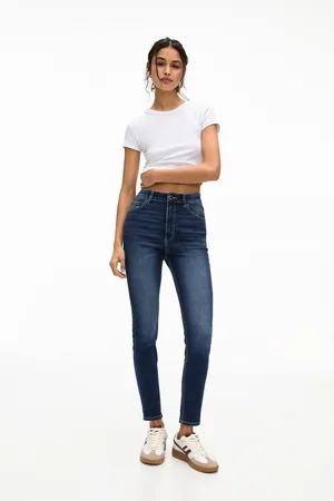 Pull&Bear Skinny-Jeans Mit Hohem Bund