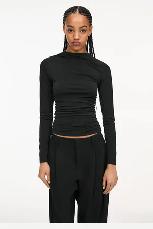 Pull&Bear Langarm-Top Mit Raffungen
