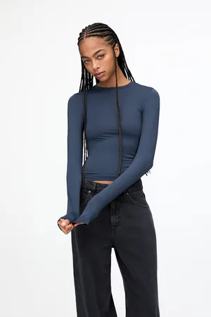 Pull&Bear Langarmshirt Aus Polyamid