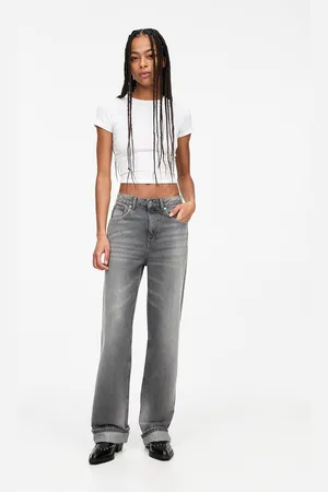 Pull&Bear Baggy-Jeans Mit Umgeschlagenem Saum