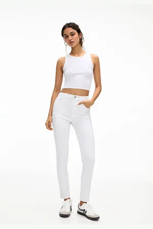 Pull&Bear Skinny-Jeans Mit Hohem Bund