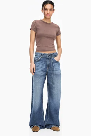 Pull&Bear Baggy-Jeans Mit Kordel