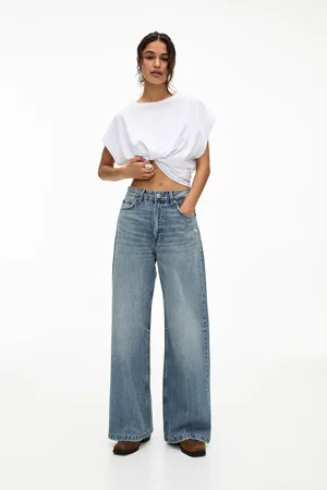 Pull&Bear Baggy-Jeans Halbhoher Bund