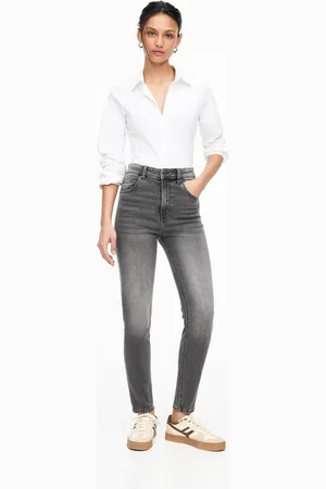 Pull&Bear Skinny-Jeans Mit Hohem Bund