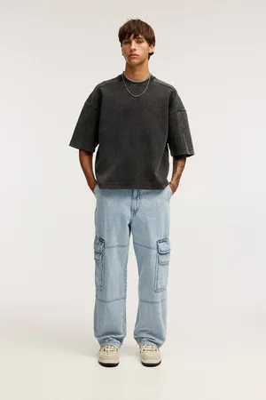 Pull&Bear Baggy-Cargojeans Stwd