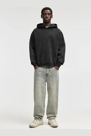 Pull&Bear Baggy-Jeans Mit Jacquardmuster