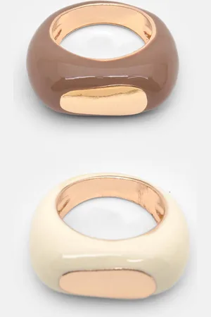Pull&Bear Pack Mit 2 Emaillierten Ringe