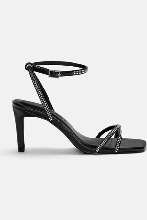 Pull&Bear Absatzsandalen Mit Glitzer