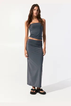 Pull&Bear Midirock Aus Polyamid Mit Raffungen