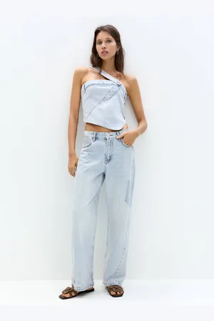 Pull&Bear Balloon-Baggy-Jeans Patchwork