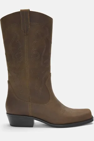 Pull&Bear Cowboystiefel Aus Leder
