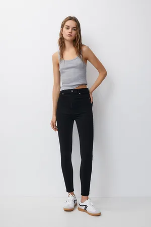 Pull&Bear Skinny-Jeans Mit Hohem Bund