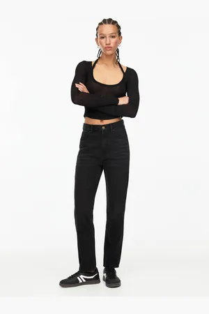 Pull&Bear Mom-Jeans Mit Hohem Bund