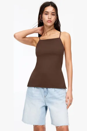 Pull&Bear Straight-Fit-Top Mit Schmalen Trägern