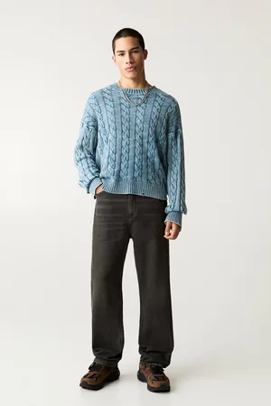 Pull&Bear Baggy-Jeans Spray-Finish