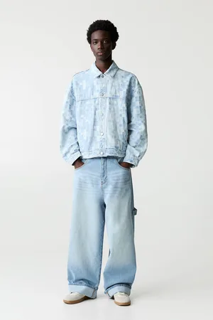 Pull&Bear Workwear-Jeans Im Super-Baggy-Fit Mit Umgeschlagenem Saum