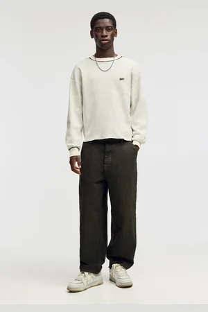 Pull&Bear Skaterjeans Fischgrätenmuster