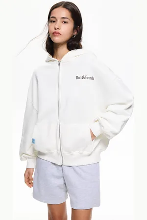 Pull&Bear Hoodie "Run & Brunch"