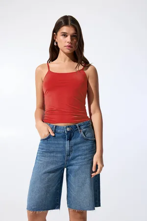 Pull&Bear Top Aus Polyamid Mit Schmalen Trägern