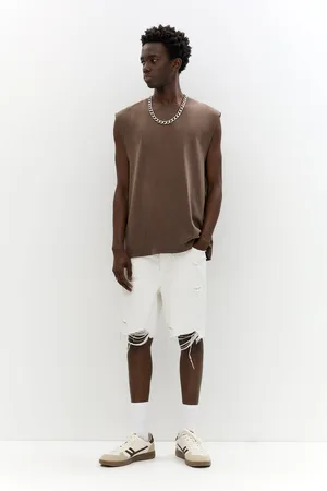 Pull&Bear Jeans Bermudashorts Mit Rissen