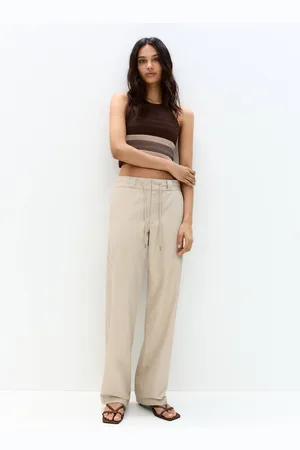 Pull&Bear Chinohose Mit Kordelzug