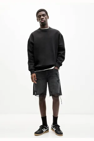 Pull&Bear Jeans Bermudashorts Mit Rissen