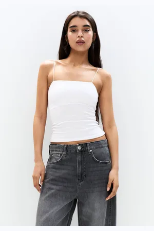 Pull&Bear Gerade Geschnittenes Top Mit Trägern