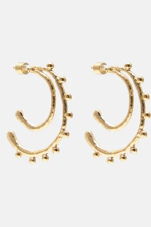 Pull&Bear Ohrringe Mit Doppeltem Ring Und Kugeln