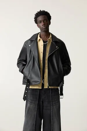 Pull&Bear Bikerjacke Aus Kunstleder