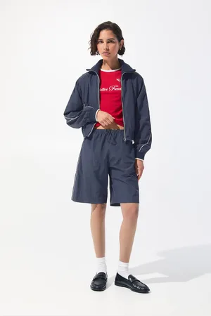 Pull&Bear Jogger-Bermudashorts Mit Seitenstreifen