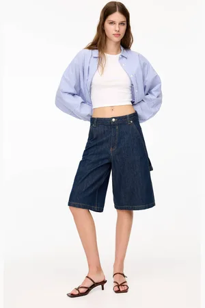 Pull&Bear Workwear-Jorts Im Baggy-Hosen-Stil