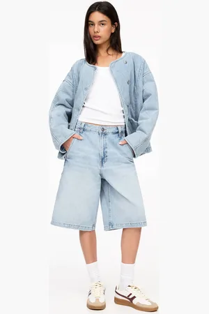 Pull&Bear Workwear-Jorts Im Baggy-Hosen-Stil