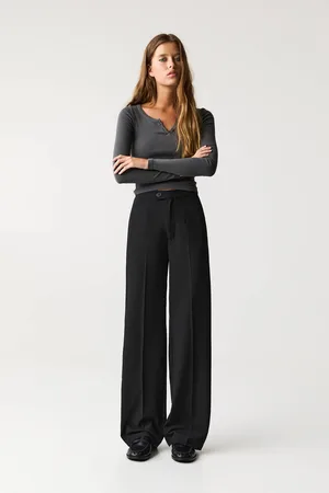Pull&Bear Elegante Hose Mit Hohem Bund