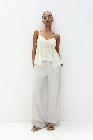 Pull&Bear Rustikale Hose Mit Ausgefranstem Saum