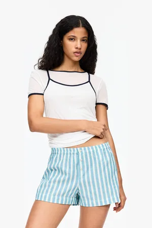 Pull&Bear Rustikale Bermudas Mit Streifen