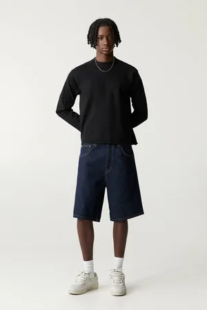 Pull&Bear Jeans-Bermudashorts Im Baggy-Fit