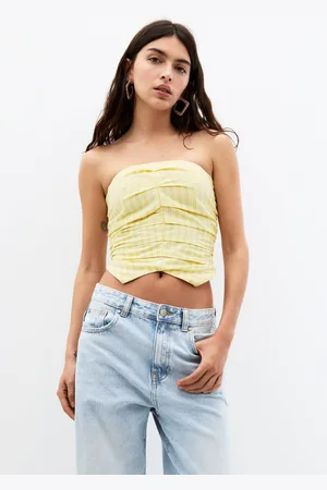 Pull&Bear Burlesque-Look-Top Trägerlos