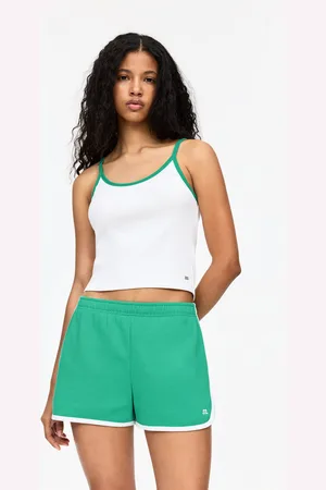 Pull&Bear Top Mit Trägern Und Farblich Abgesetzten Biesen