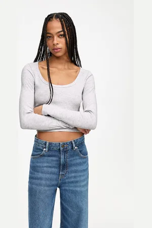 Pull&Bear Geripptes Langarmshirt Mit Langen Ärmeln