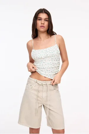 Pull&Bear Gesmoktes Top Mit Blumenprint