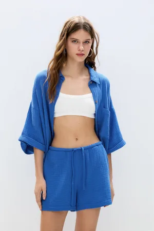 Pull&Bear Bermudashorts Textur