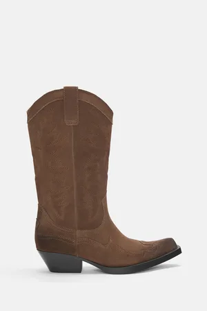 Pull&Bear Cowboystiefel Aus Leder