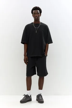 Pull&Bear Stwd-Bermudas Im Jogger-Fit Und Washed-Look