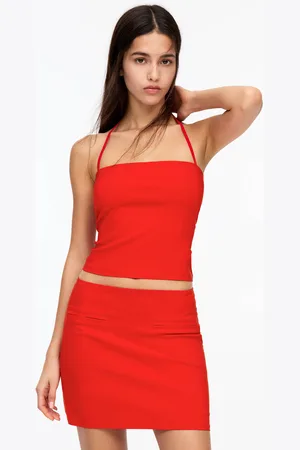 Pull&Bear Top Mit Carré-Ausschnitt