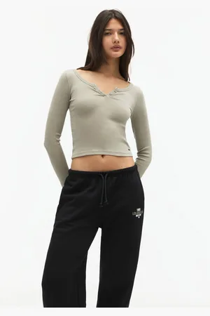 Pull&Bear Shirt Im Rippenstrick Mit Knöpfen