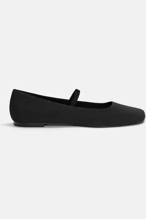 Pull&Bear Schwarze Ballerinas Mit Riemen