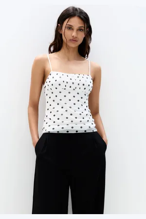 Pull&Bear Trägertop Mit Tupfen