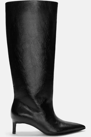 Pull&Bear Hohe Stiefel Mit Spitzem Absatz