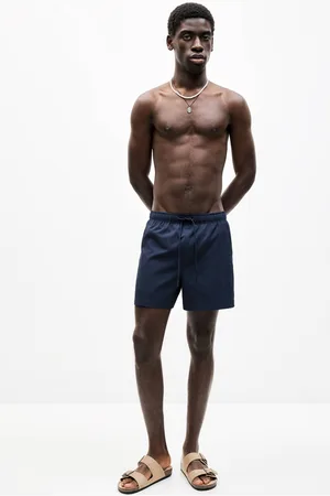 Pull&Bear Badeshorts Aus Textur-Gewebe